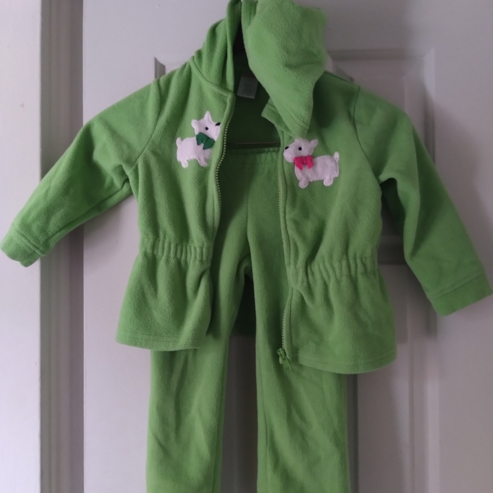 Girl's Gymboree pants and sweater set